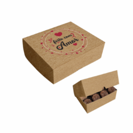 Caixa para doces Feito com Amor - 36 unidades