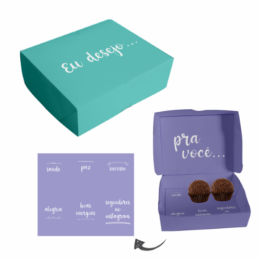 Caixa para doces Te Desejo - Tiffany - 36 unidades