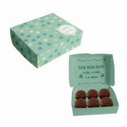Caixa para doces Pra Você - Verde - 36 unidades