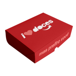 Caixa para doces I love doces - 36 unidades