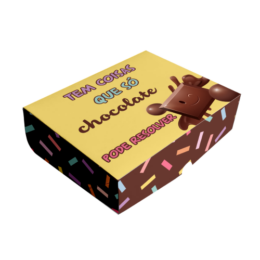 Caixa para doces Chocolate Resolve - 36 unidades