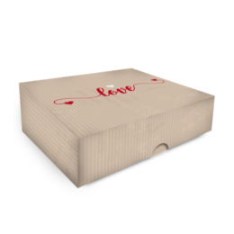 Caixa para doces Love Rosé - 36 unidades