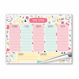 Planner Gatos - 6 unidades