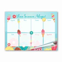 Planner Doces Delícias - 6 unidades