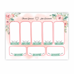 Planner Wedding - 6 unidades