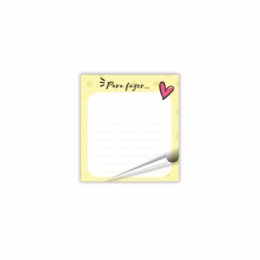 Bloquinho Amarelo - 11x12 cm - 10 Unidades