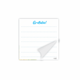 Bloquinho Gratidão - 11x12 cm - 10 Unidades