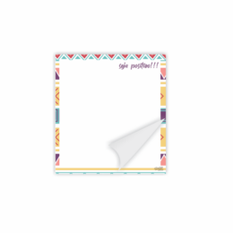 Bloquinho Seja Positivo - 11x12 cm - 10 Unidades