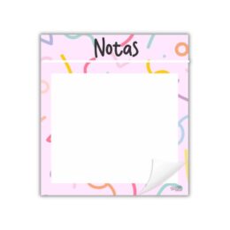Bloquinho Notas Colorida - 11x12 cm - 10 Unidades