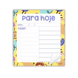 Bloquinho Para Hoje - 11x12 cm - 10 Unidades