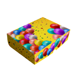 Caixa para 12 doces Balões - 36 unidades