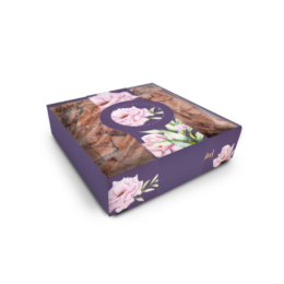 Caixa para Brownie Te amo mãe! - 36 unidades