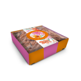 Caixa para Brownie Mãe te amo - 36 unidades