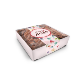 Caixa para Brownie Meu amor - 36 unidades