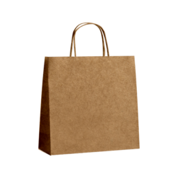 Sacola Kraft Delivery Liso - MD 02 - 31x31x19 cm - 25 unidades