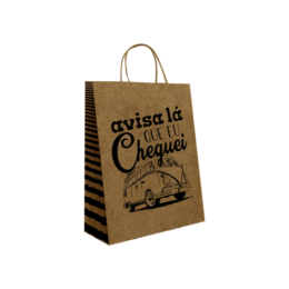 Sacola Kraft Delivery Kombi - MD 01 - 34x23x16,5 cm - 25 unidades