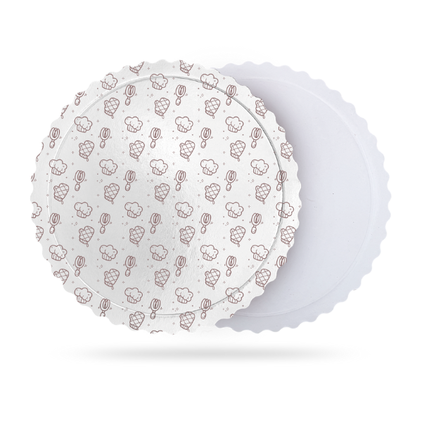 Cake Board Premium 25 cm Estampado - 10 unidades