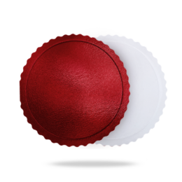 Cake Board Premium 15 cm Vermelho - 10 unidades