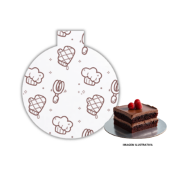 Base Disco Laminada 5,5 cm Estampada - 20 unidades