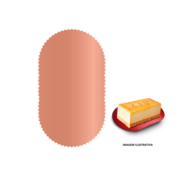 Base para Monoporções Oval 8x14 cm Rose Gold - 30 unidades