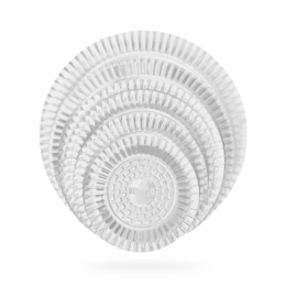 Prato Laminado 14 (42 cm) Branco - 20 unidades