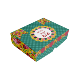 Caixa para 6 doces Oia que trem bão - 36 unidades - OPORTUNIDADE