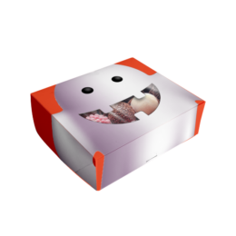 Caixa para 6 doces com visor Fantasma - 24 unidades