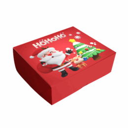 Caixa para 6 doces Papai Noel fofinho - 36 unidades